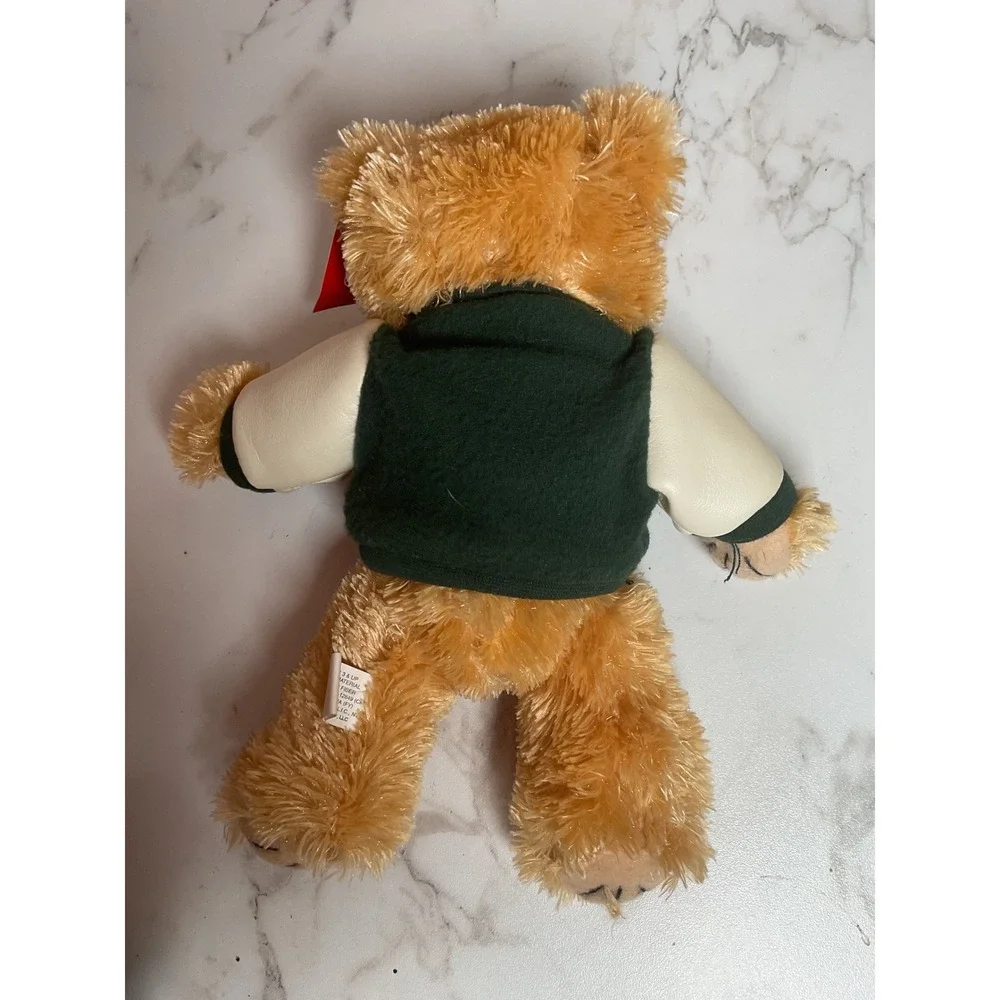 NFL Plush Teddy Bear Unisex 9in Green New York Jets Varsity Jacket Coach